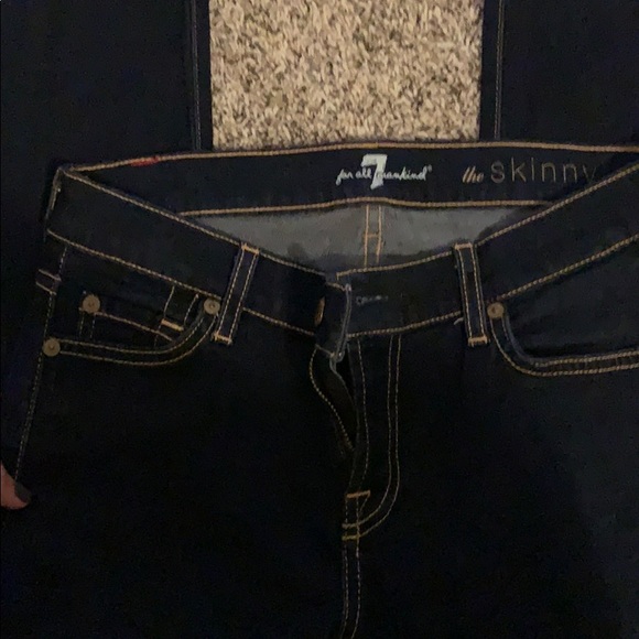 Seven for all mankind skinny jeans dark 26 - Picture 3 of 4